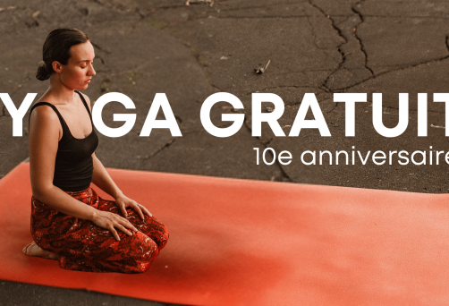 YOGA GRATUIT – 10e Anniversaire